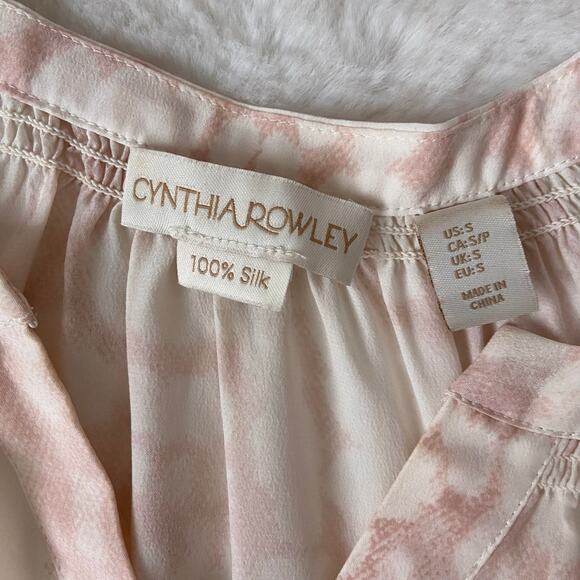 Cynthia Rowley Silk Blouse Size Small - Picture 3 of 4